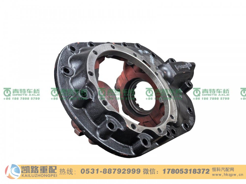 山东凯路·青特车桥QT205Q23-2302110_A.A_主减速器壳与压盖总成QT205D单桥/QT205Q23-2302110