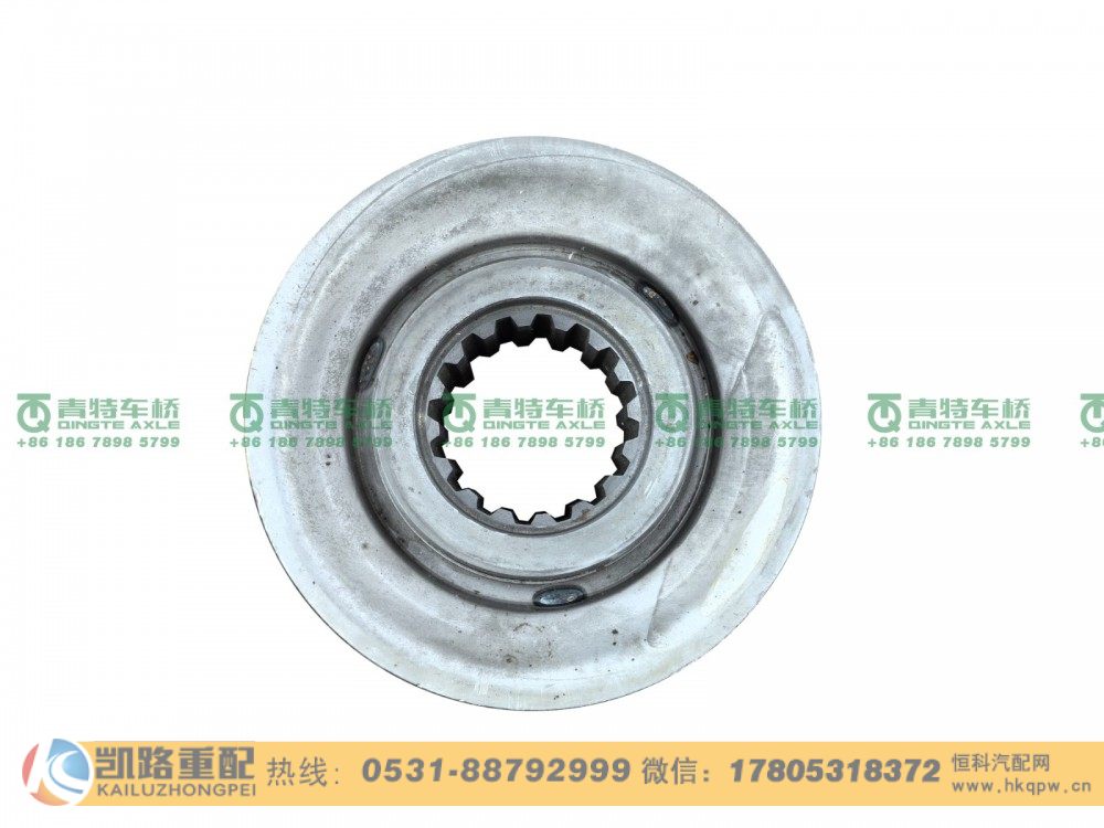 山东凯路青特车桥QT440SH83-2402060_A.A_突缘总成QT440SH双桥/QT440SH83-2402060