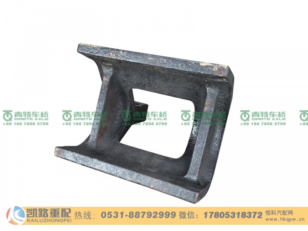 山東凱路青特車橋QT440SH207-2919331_B.A_后橋反作用桿下支架QT440SH雙橋/QT440SH207-2919331