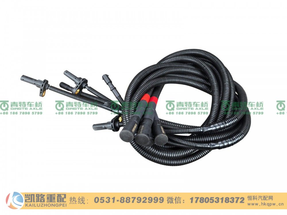 山东凯路青特车桥QT249DH211-3550220_A.A_ABS右传感器带磨损报警线总成轻卡