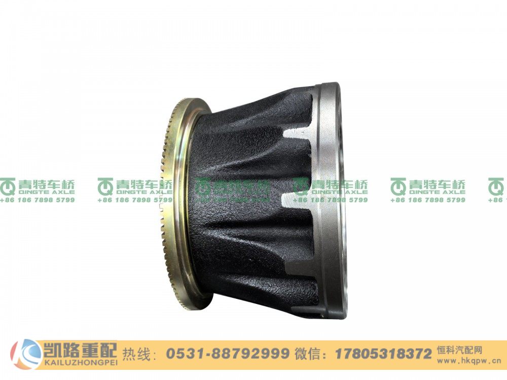 山東凱路青特車橋QT50FQ37-3103000 前輪轂總成-FAGQT50前轉(zhuǎn)向橋