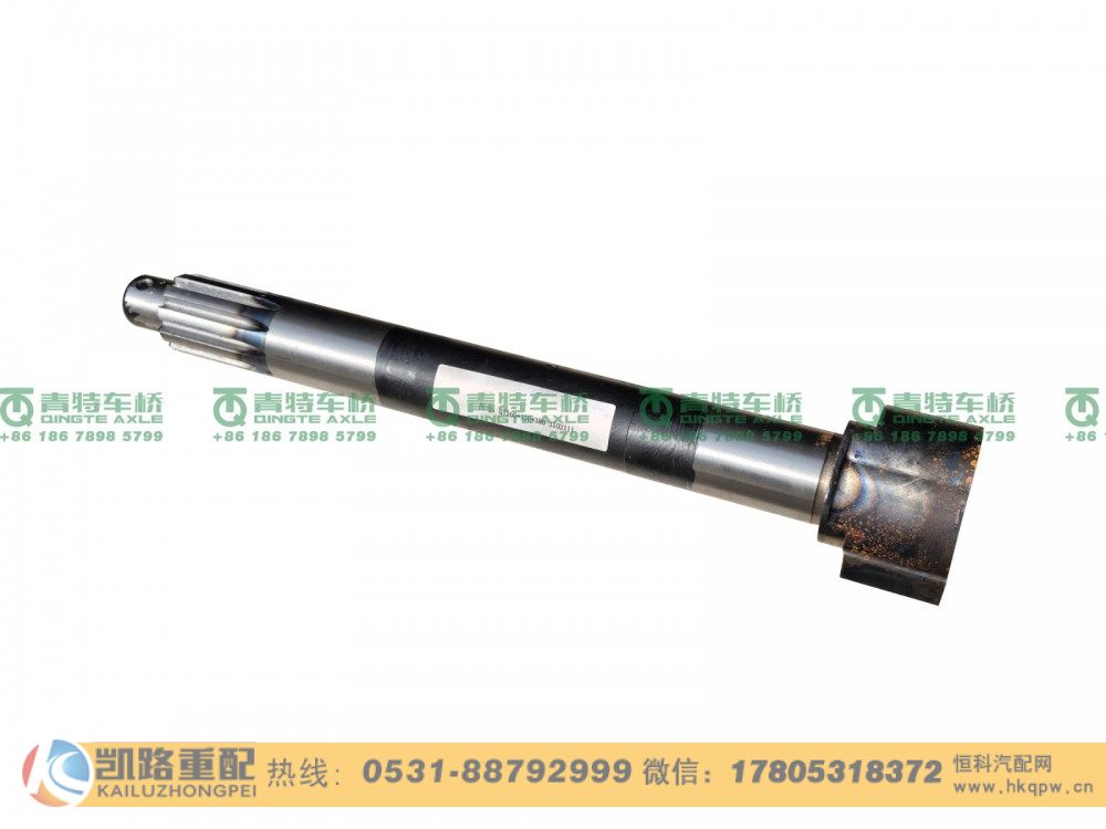 山東凱路·青特車橋QT360×130×386-3502111_A.A_左凸輪軸輕卡