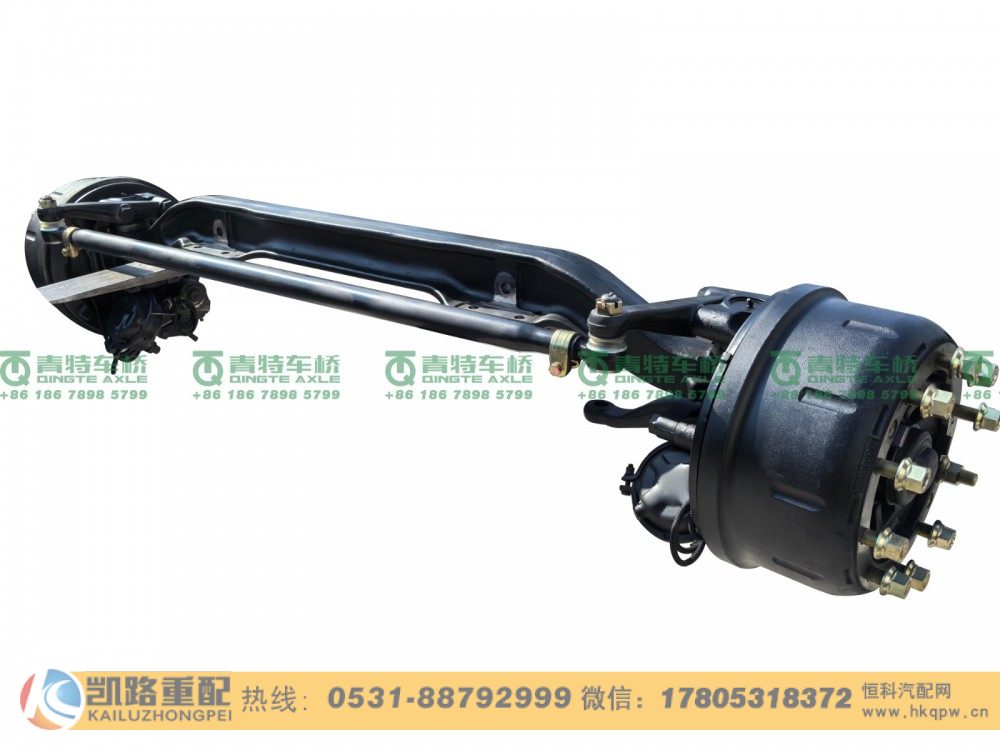 山东凯路青特车桥DZ95319380570 前桥总成HD9.5T前转向桥