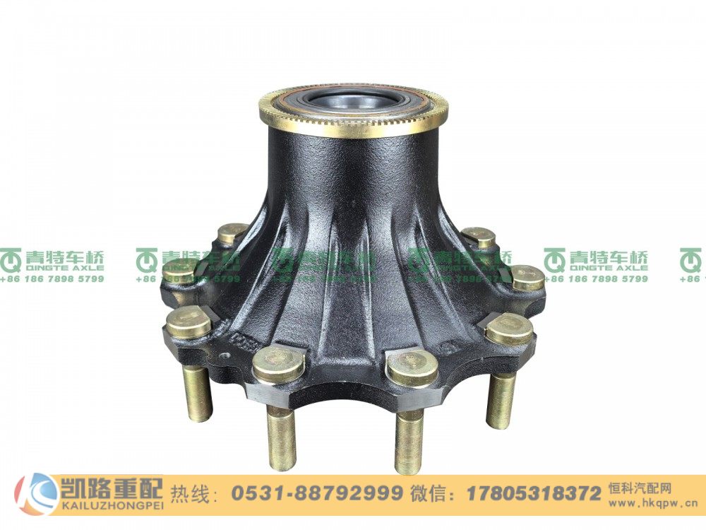 山东凯路青特车桥QT65DQ58-3103000 前轮毂总成-FAGQT65前转向桥
