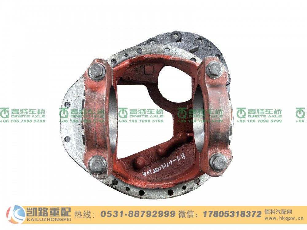 山東凱路青特車橋QDT2502120-LB_C.A_主減速器殼總成（中橋）QT295S雙橋