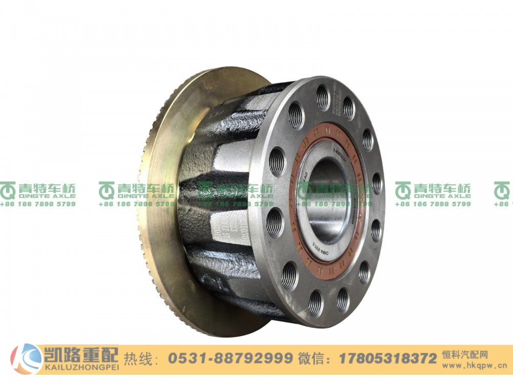 山东凯路青特车桥三环FAG轮端φ58 SH3103014-N003 前轮毂总成