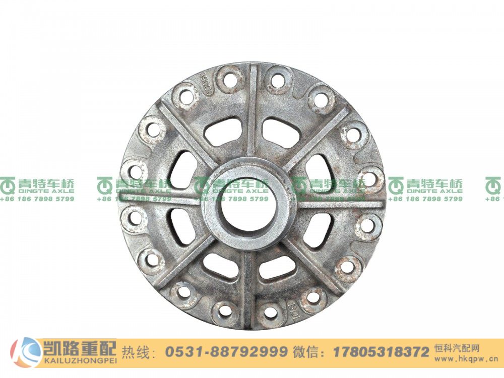 山东凯路青特车桥QT390D0-2403011_B.A_差速器左壳QT390D后桥