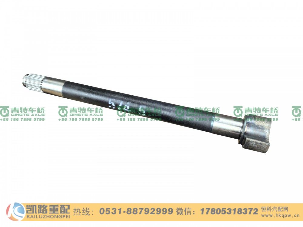 山东凯路青特车桥QT300S双桥QT300S52-3502001_A.A_后左凸轮轴QT300S双桥
