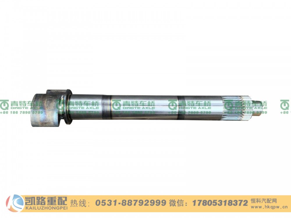山东凯路青特车桥QT440SN4-3502111_A.A_后左凸轮轴QT398S双桥