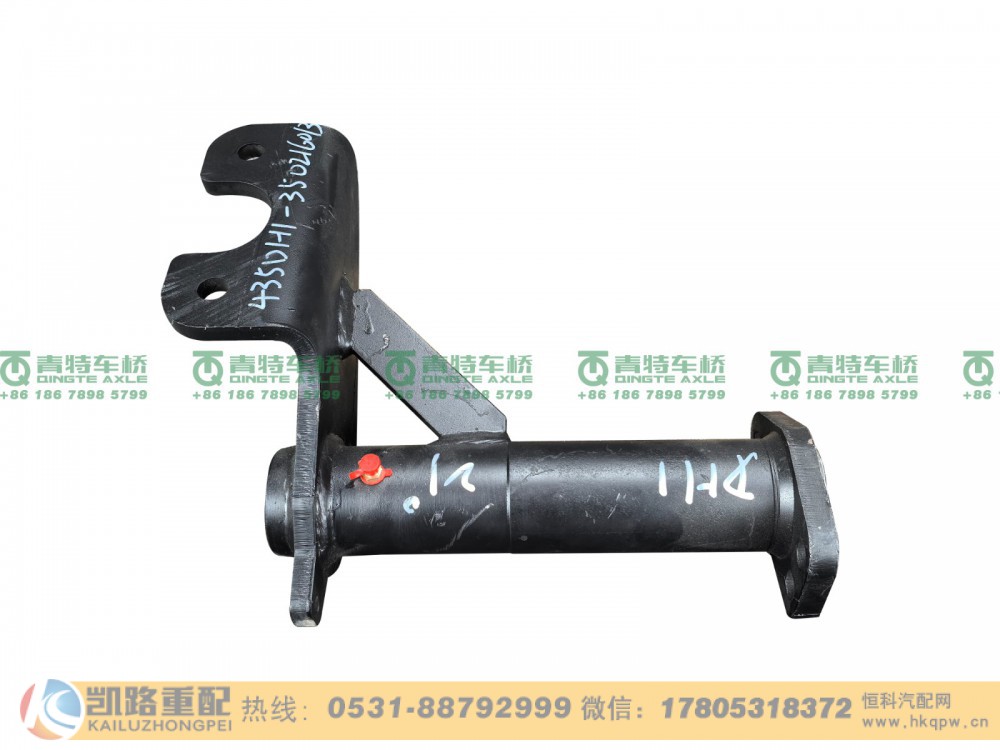 山东凯路青特车桥QT435DH1-3502160B_B.A_后右气室支架总成QT459S双桥