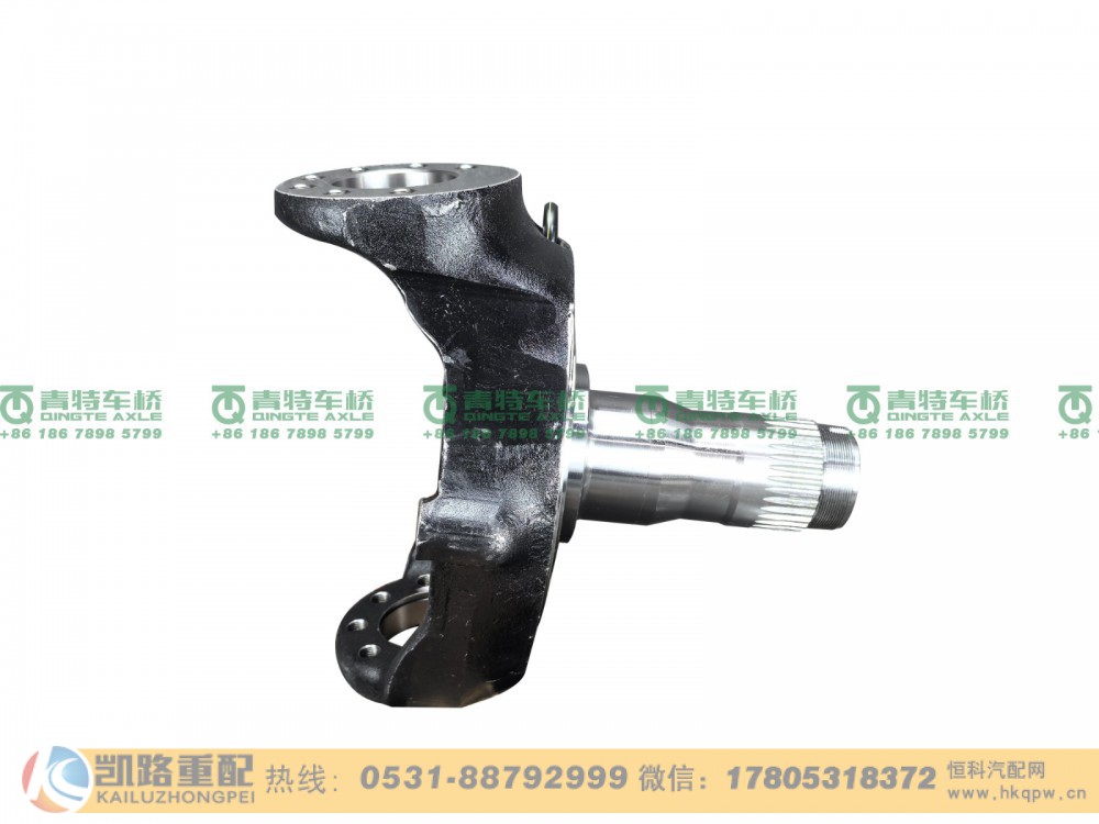 山东凯路·青特车桥QT205Q5-2304020_B.A_右转向节总成QT205Q前转向驱动桥