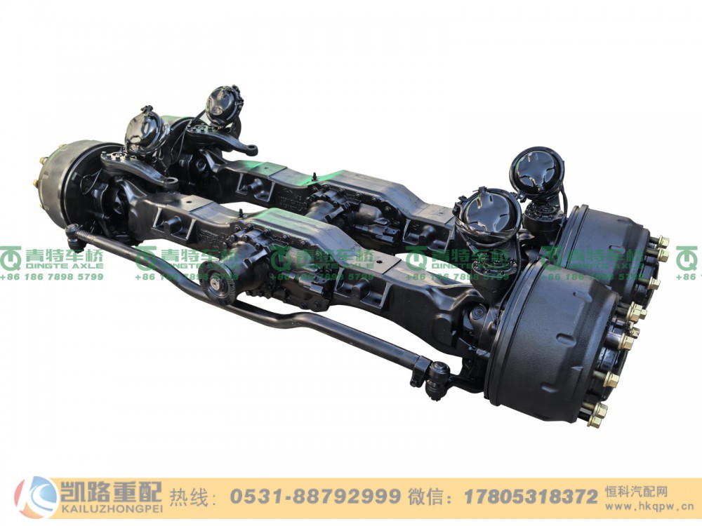 山东凯路·青特车桥DZ95189400263_前转向驱动桥总成HD9.5T前转向桥