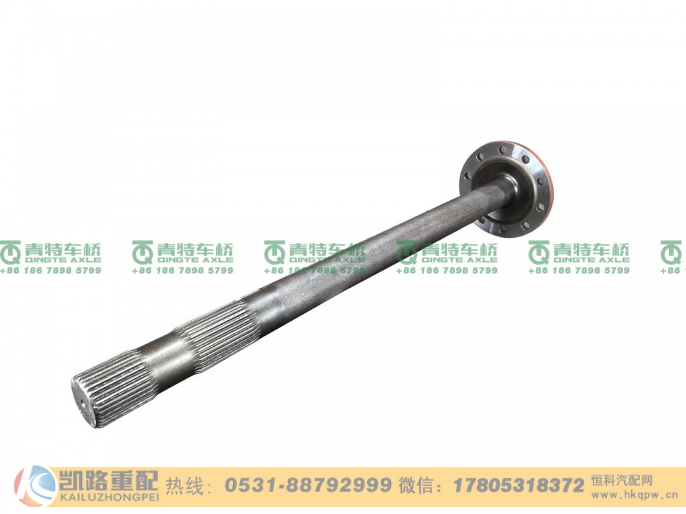 山东凯路青特车桥QT485D288-2403081_C.A_左半轴QT485DM单桥