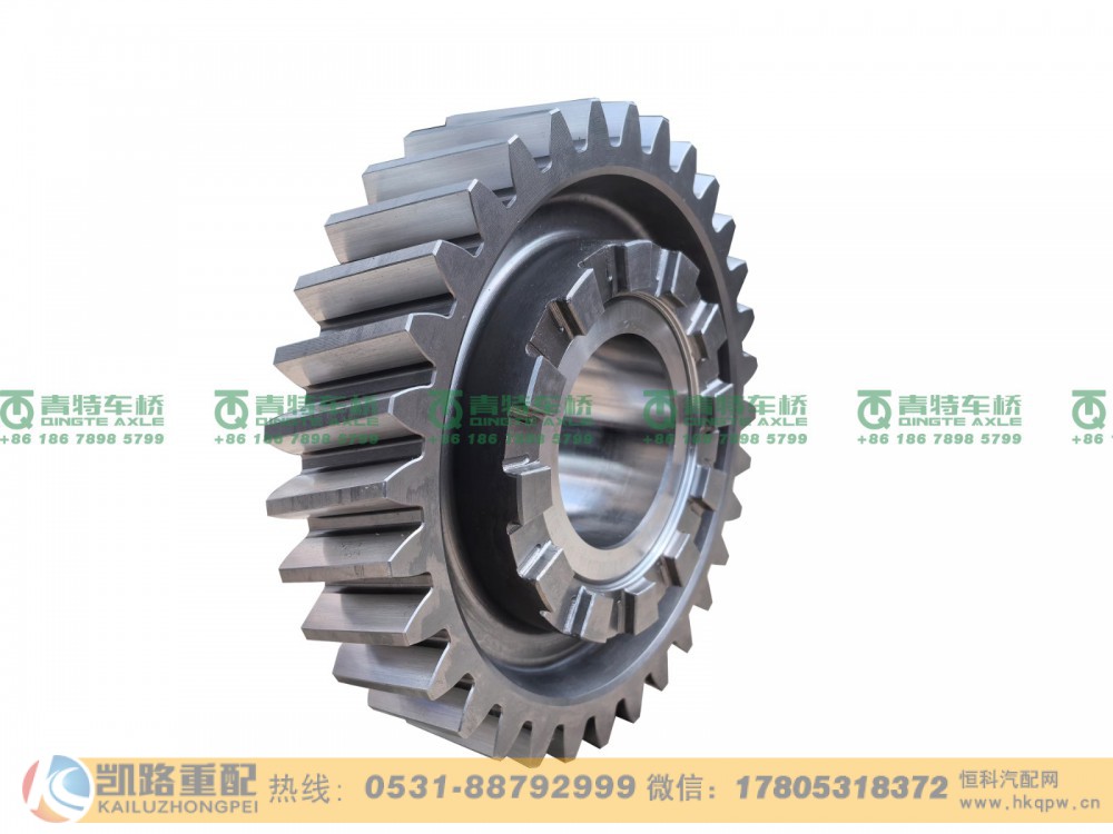 山东凯路青特车桥HD90149320394_主动圆柱齿轮HDZ300桥图4