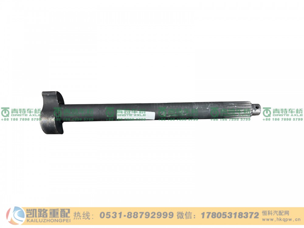 山东凯路青特车桥QT410D4-3502111_A.A_后左凸轮轴QT368D单桥