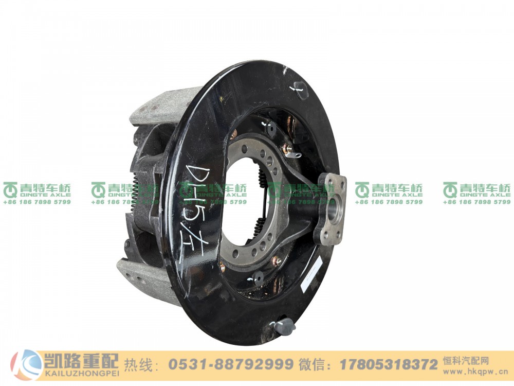 山东凯路青特车桥QT385DH5-3502010_A.A_后左鼓式制动器 QT368D单桥