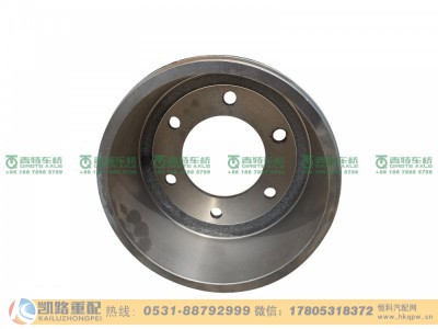 山东凯路青特车桥QT305D55-3502161A_A.A_后制动鼓轻卡图4