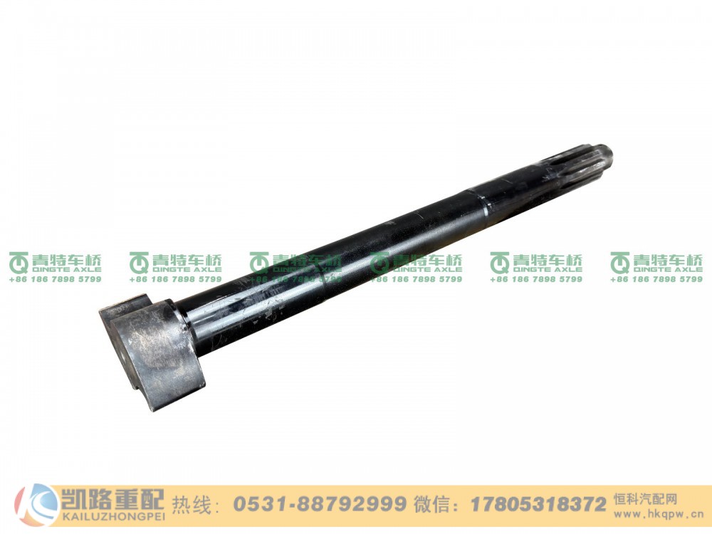 山东凯路青特车桥QT400×180×460-3502051_A.A_后左凸轮轴QT368D单桥