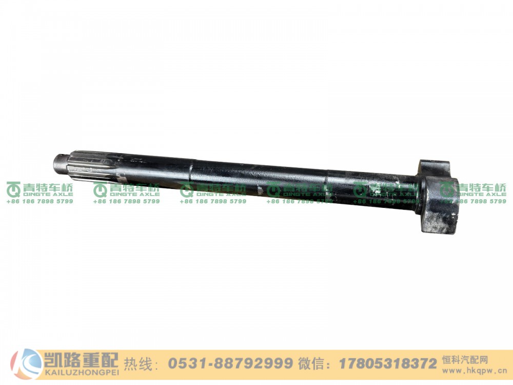 山东凯路青特车桥QT400×180×460-3502052_A.A_后右凸轮轴QT368D单桥