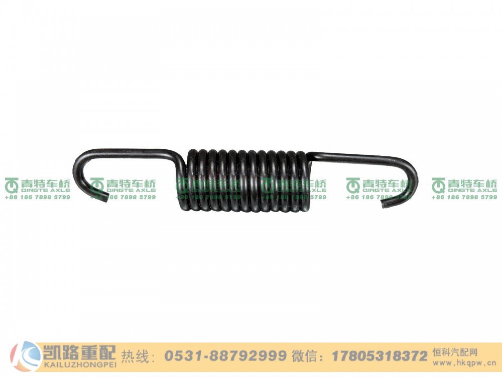 山东凯路青特车桥QT385DH0-3502035_A.A_保持弹簧QT368D单桥