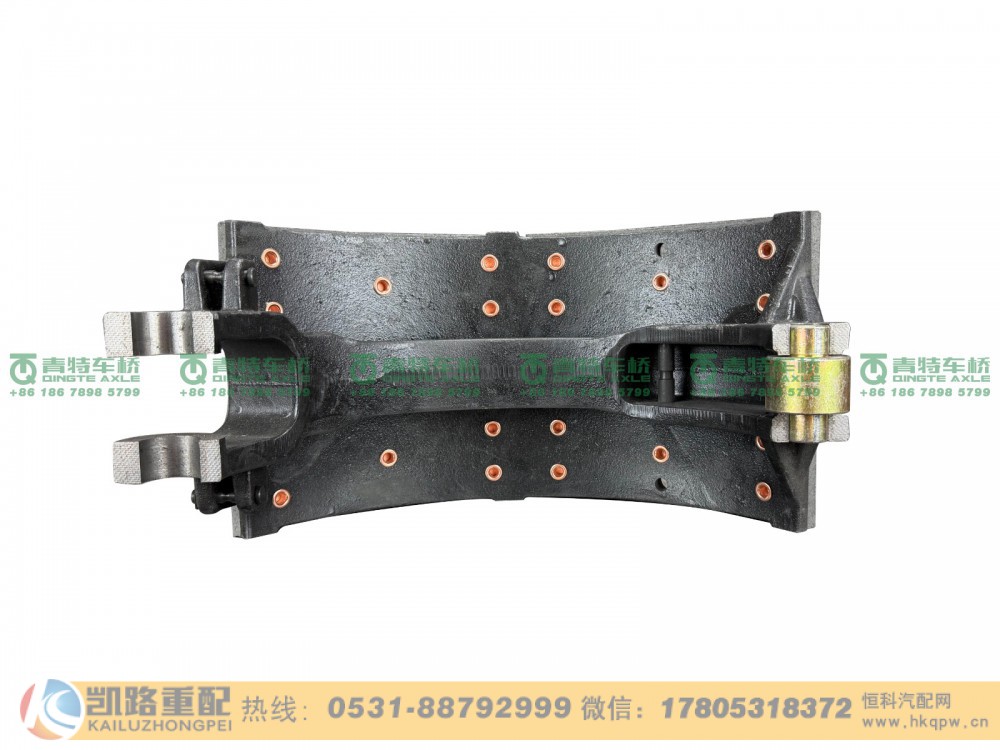 山东凯路青特车桥QT385DH0-3502570_A.A_制动蹄总成QT368D单桥