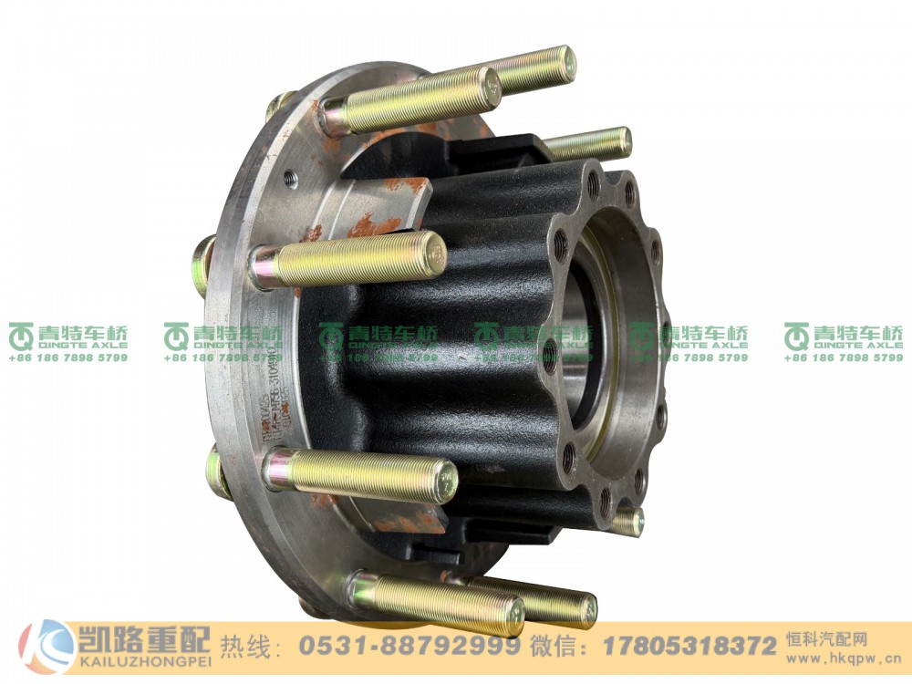 山东凯路青特车桥QT485DM756-3104910_A.A_后轮毂总成 QT485DM单桥