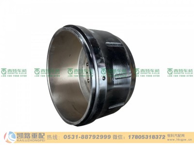 山东凯路青特车桥QT368D70-3502051_A.A_后制动鼓QT368D单桥图3