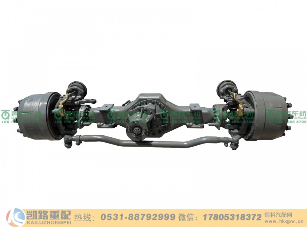 山东凯路青特车桥AH71141500109_铸钢前转向驱动桥(i=5.73,XSΦ180)重汽STR桥