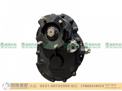 山东凯路青特车桥QT440SH222-2502000_D.A_主减速器总成(5.571)_EZ710004000014_QT440SH双桥图1