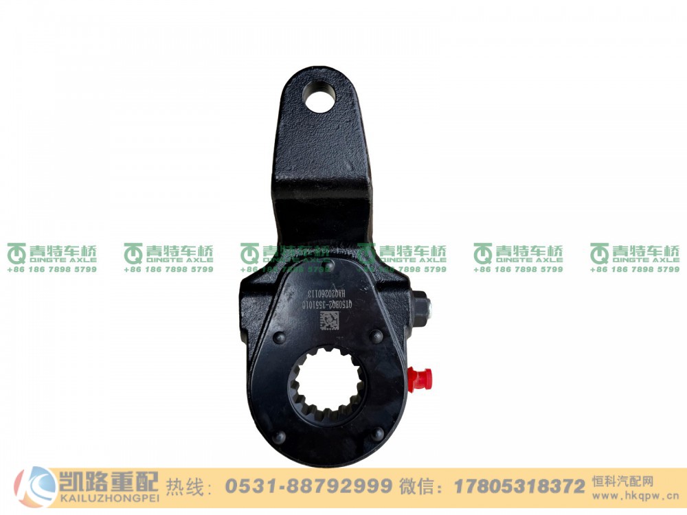 山东凯路青特车桥QT50BQ2-3551010_A.A_前左调整臂总成QT50前转向桥