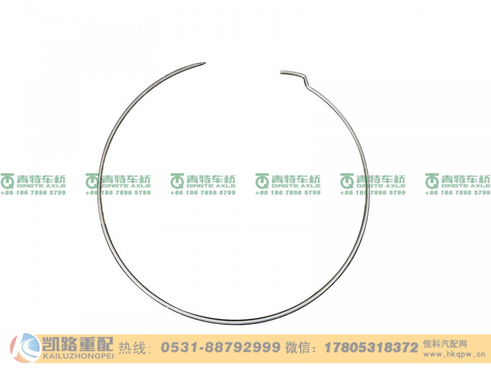 山东凯路青特车桥ZL300S1-2400103_A.A_钢丝环-支撑盘与内齿圈_A625000000614_QT300S双桥