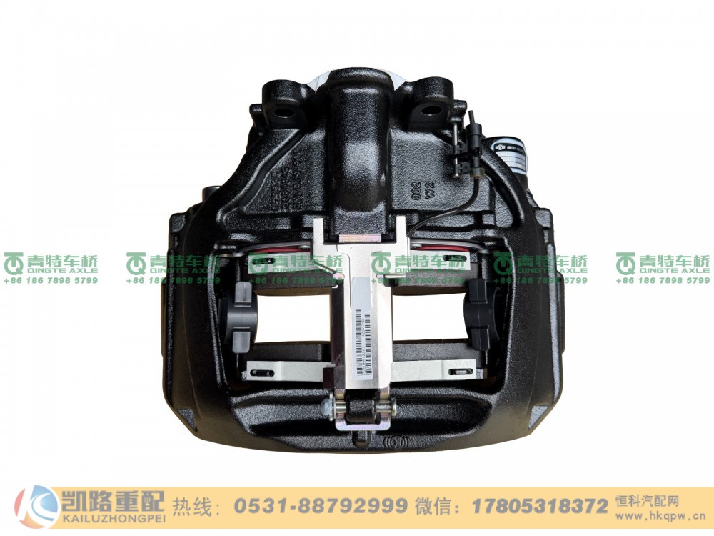 山东凯路青特车桥QT485D6-3502100_C.A_左制动钳总成QT440SN双桥