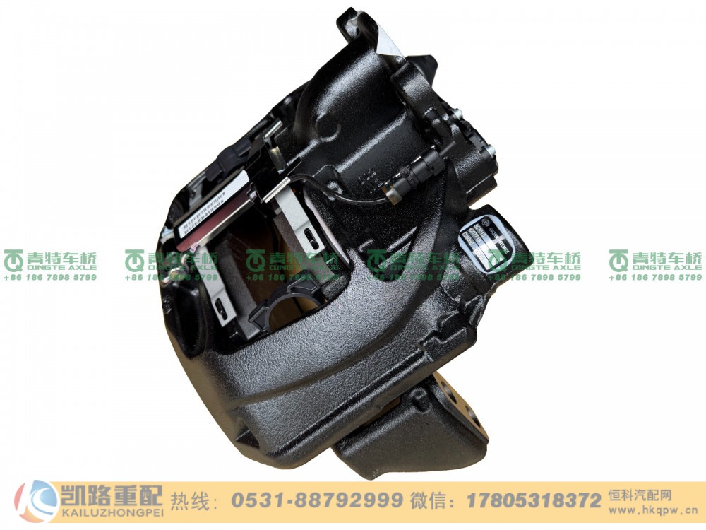 山东凯路青特车桥QT485D6-3502100_C.A_左制动钳总成QT440SN双桥