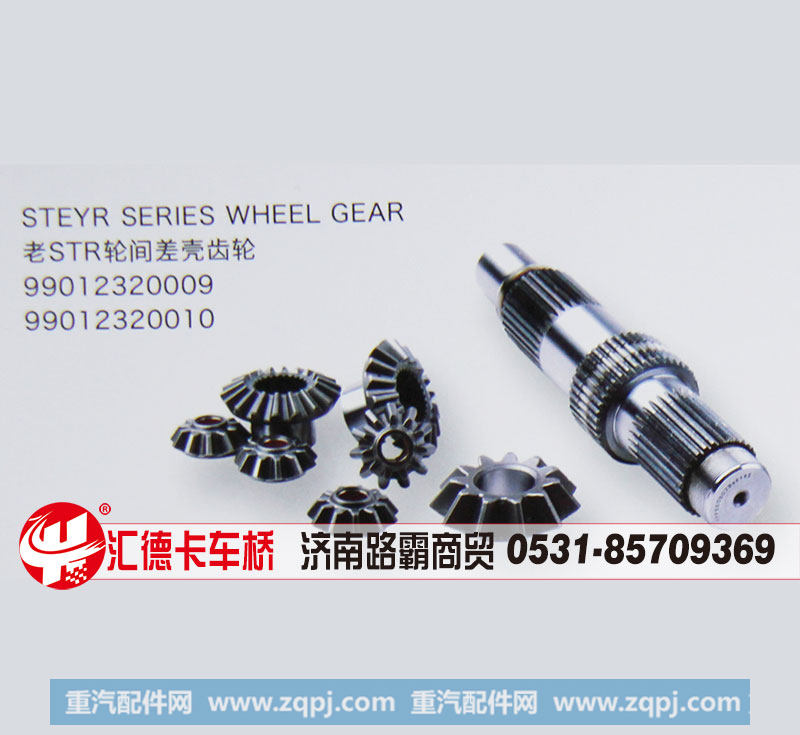 99012320009,99012320010,老STR轮间差速器壳齿轮,济南汇德卡汽车零部件有限公司
