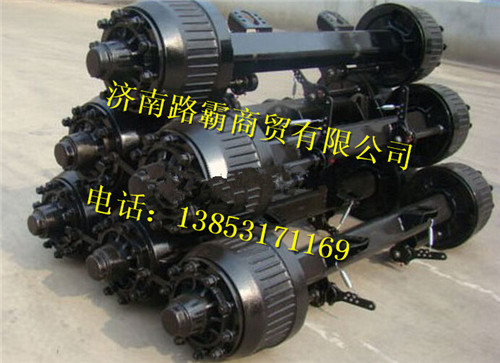 重汽曼桥后桥壳总成(鼓式,11MM,橡胶悬架,轮距1830)