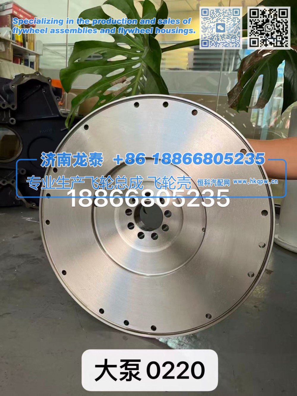 大泵0220飞轮总成【专业生产销售飞轮总成 飞轮壳 支持定制】济南龙泰/0220