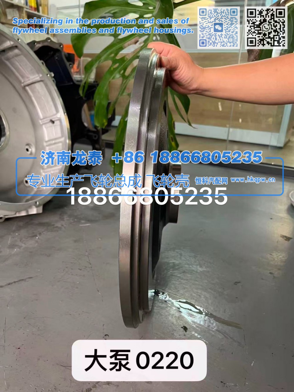 大泵0220飞轮总成【专业生产销售飞轮总成 飞轮壳 支持定制】济南龙泰/0220