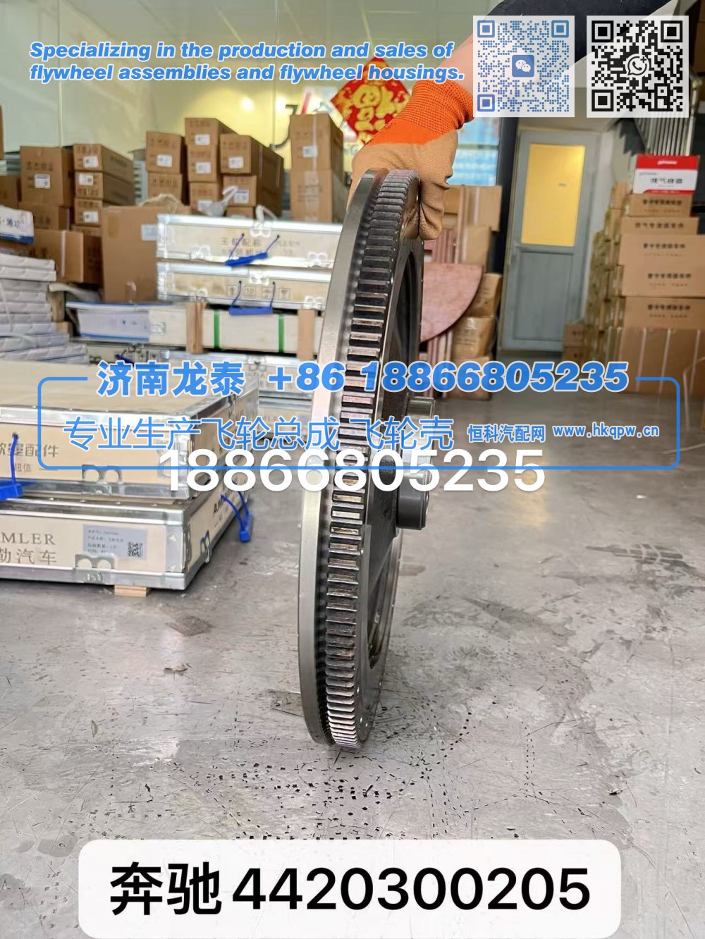 Mercedes-Benz奔驰4420300205飞轮总成【专业生产销售飞轮总成 飞轮壳 支持定制】济南龙泰/4420300205