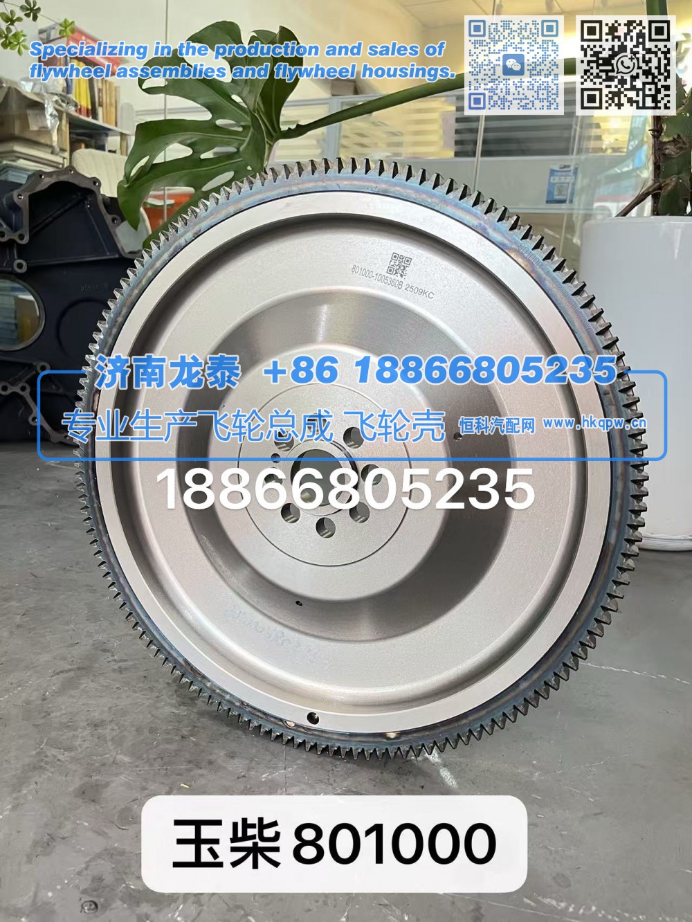 玉柴801000飞轮总成【专业生产销售飞轮总成 飞轮壳 支持定制】济南龙泰/801000