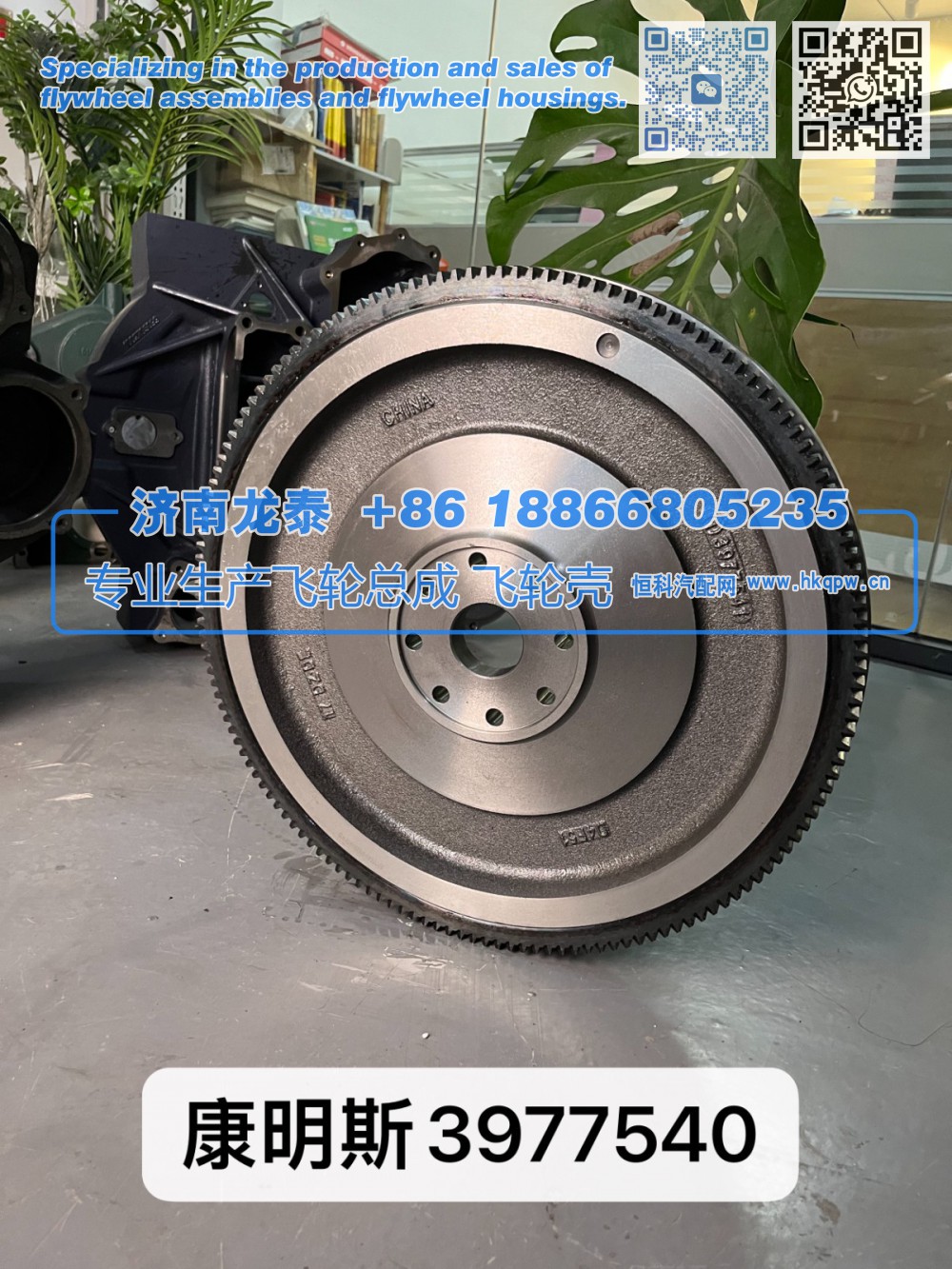 康明斯3977540飞轮总成 【专业生产销售飞轮总成 飞轮壳 支持定制】济南龙泰