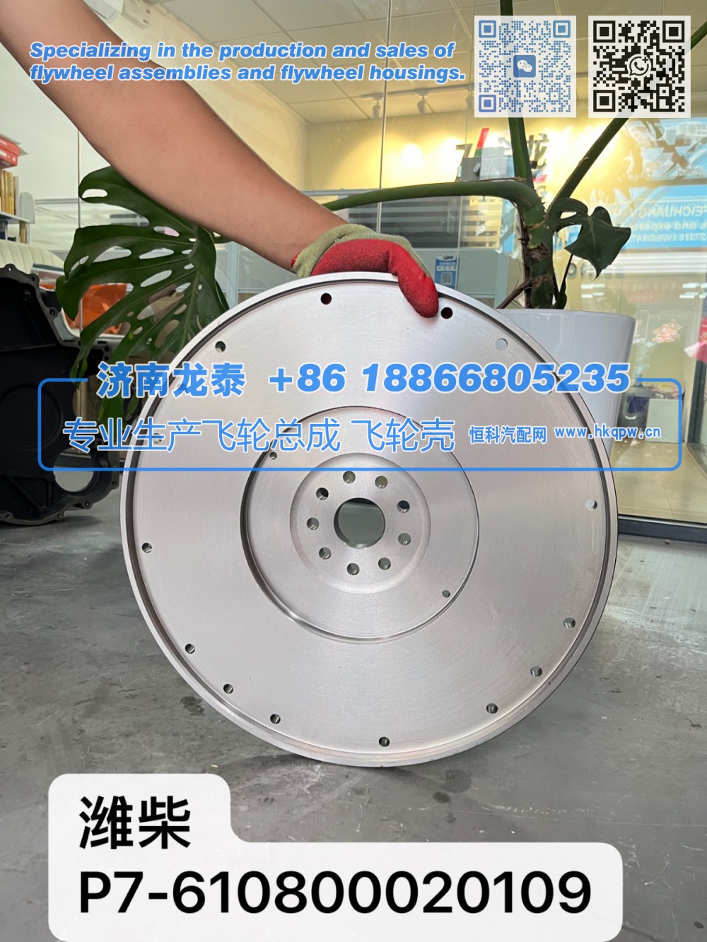 潍柴 P7-610800020109飞轮总成【专业生产销售飞轮总成 飞轮壳 支持定制】济南龙泰