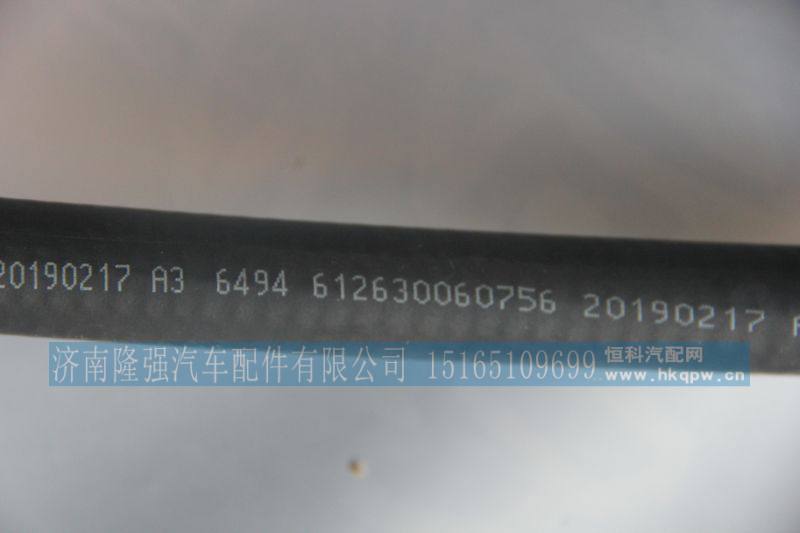 612630060756,油路连接胶管,济南隆强汽车配件有限公司