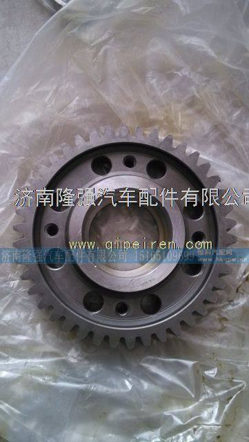 潍柴动力WP10发动机水泥搅拌车后取力惰齿轮中间齿轮总成价格 图1