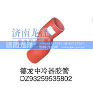 DZ93259535802,中冷器胶管,山东弗壳润滑科技有限公司