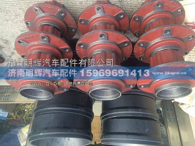 31D-03015-A,重汽豪曼配件前轮毂总成,济南明辉汽车配件有限公司