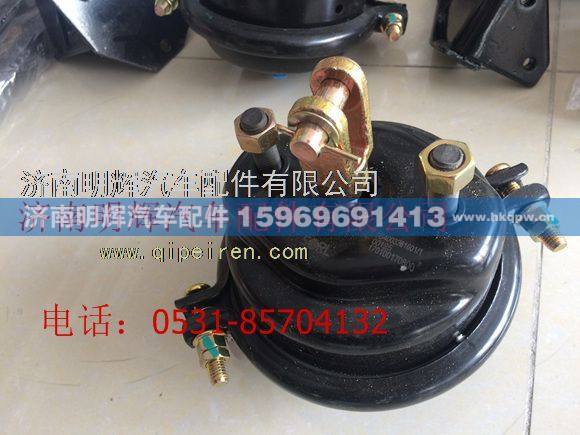 LG4003361601,重汽豪沃轻卡配件制动气室（左，16，推杆长55,济南明辉汽车配件有限公司