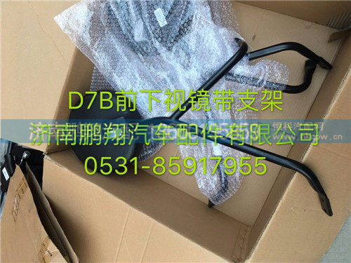 新斯太尔D7B前下视镜带支架,新斯太尔D7B前下视镜带支架,济南鹏翔汽车配件有限公司