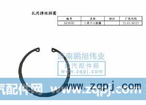 ,孔用弹性挡圈（Circlip）,济南鹏旭伟业重汽配件销售公司