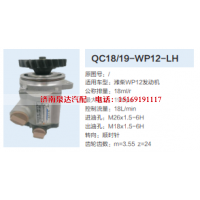 QC18/19-WP12-LH,动力转向齿轮泵,济南泉达汽配有限公司