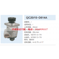 QC20/15-D614A,动力转向齿轮泵,济南泉达汽配有限公司